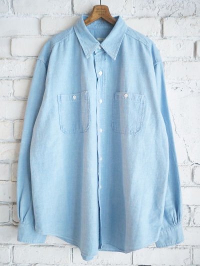 画像1: A.PRESSE Washed Chambray Shirt アプレッセ ウォッシュドシャンブレーシャツ (23SAP-02-01H)