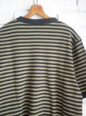 画像4: Slopeslow cotton interlock stripes / crew neck T スロープスロウ コットンインターロックストライプクルーネックTシャツ（1231010） (4)