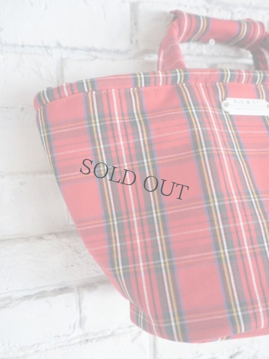 画像2: R&D.M.Co- / OLDMAN'S TAILOR TARTAN CHECK オールドマンズテーラー タータンチェックマルシェバック(S)　(5732) (2)