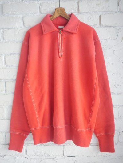 画像1: A.PRESSE Vintage Half Zip Sweatshirt アプレッセ  ハーフジップスウェットシャツ (23SAP-05-01K)