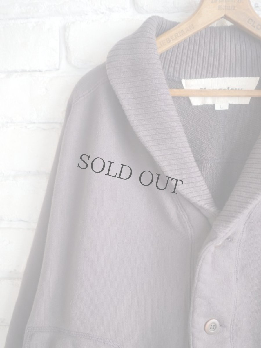 画像3: Slopeslow Dry terry Overdyed  shawl collar jacket スロープスロウ  ドライテリーオーバーダイショールカラージャケット（1231011） (3)