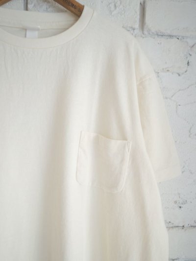 画像2: YAECA【WOMEN'S】(83021) ヤエカ 丸胴ポケットクルーネックTシャツ