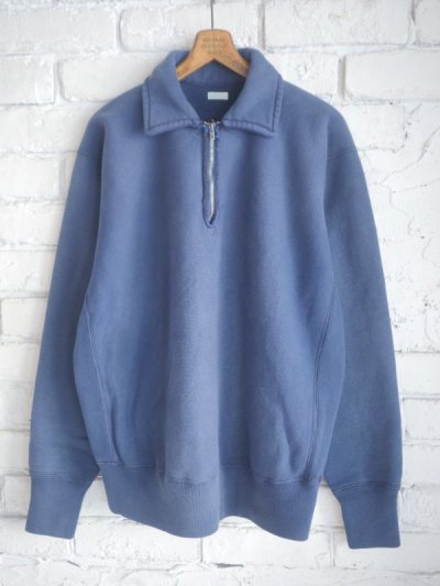 画像1: A.PRESSE Vintage Half Zip Sweatshirt アプレッセ  ハーフジップスウェットシャツ (23SAP-05-01K)
