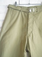 画像2: blurhmsROOTSTOCK Cotton Satin Belt Shorts  ブラームスルーツストック コットンサテンベルトショーツ（bROOTS23S03） (2)