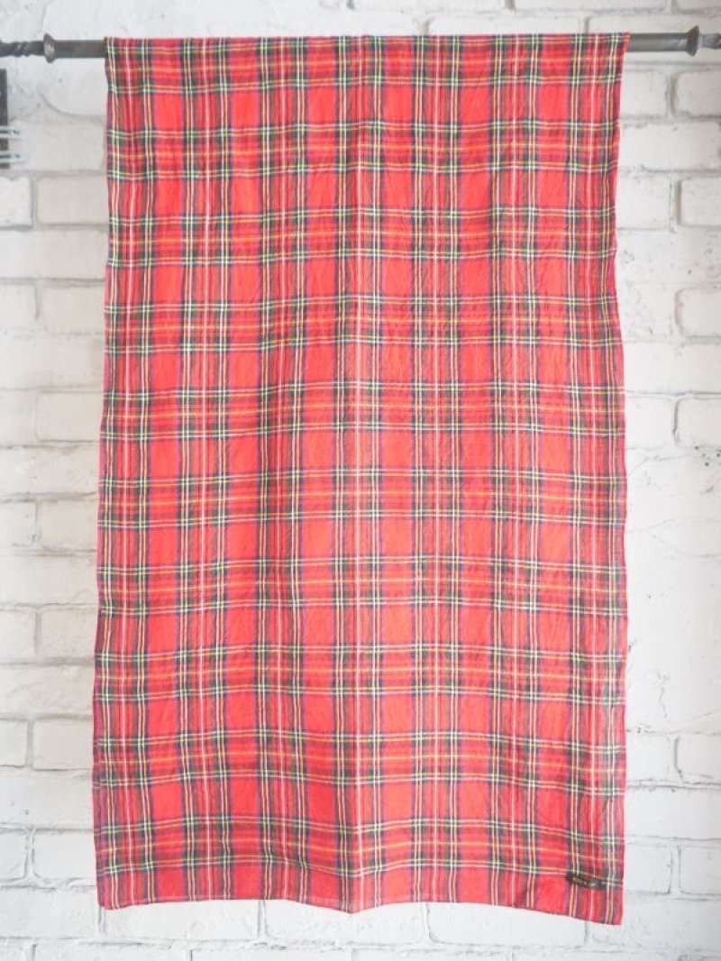 画像1: R&D.M.Co- / OLDMAN'S TAILOR  TARTAN CHECK STOLE オールドマンズテーラー アールアンドディーエムコー タータンチェックストール（6035）