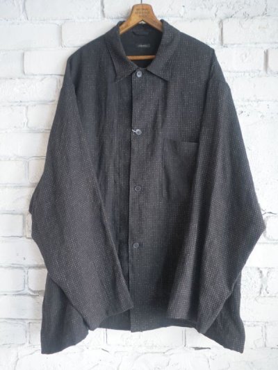 画像1: COMOLI コモリ リネンドットシャツジャケット (X01-01027)