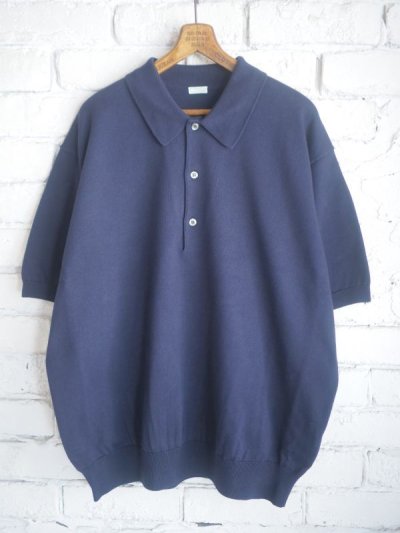 画像1: A.PRESSE Cotton Knit S/S Polo Shirts アプレッセ コットンニットポロシャツ (23SAP-03-04H)