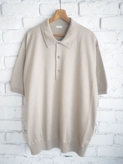 画像1: A.PRESSE Cotton Knit S/S Polo Shirts アプレッセ コットンニットポロシャツ (23SAP-03-04H)