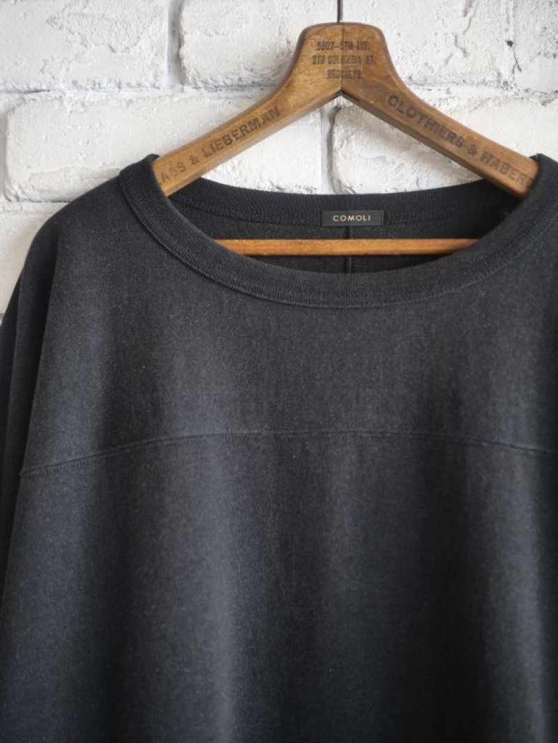 COMOLI コモリ フットボールTシャツ (Y03-05004)