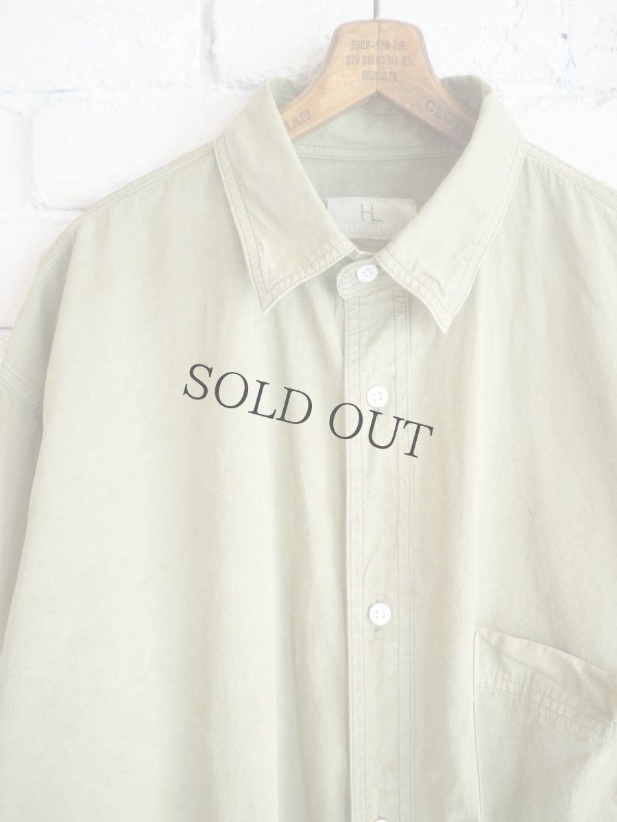 画像2: HERILL Ripstop Workshirt ヘリル リップストップワークシャツ   (23-050-HL-8050-1) (2)