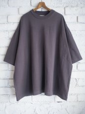 画像1: blurhms  C/Silk Nep Super Size Tee ブラームス コットンシルクネップスーパーサイズTシャツ (BHS23S030) (1)