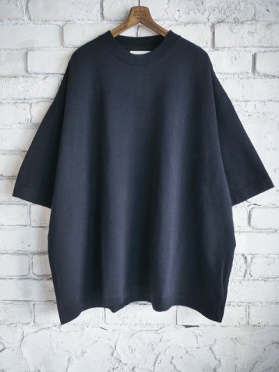 画像1: blurhms  C/Silk Nep Super Size Tee ブラームス コットンシルクネップスーパーサイズTシャツ (BHS23S030)