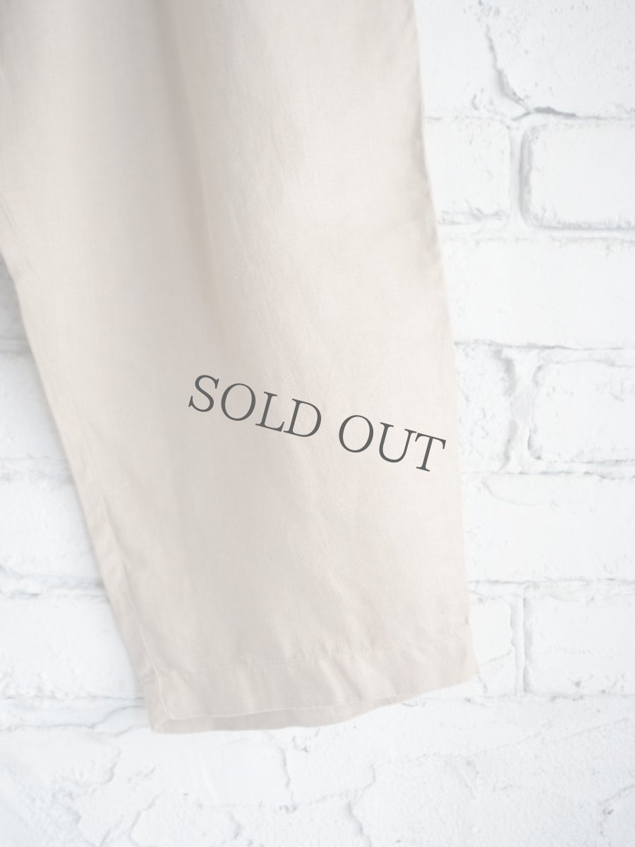 画像3: MITTAN PT-83C  ミッタン さざ波大麻パンツ（草木染） (3)