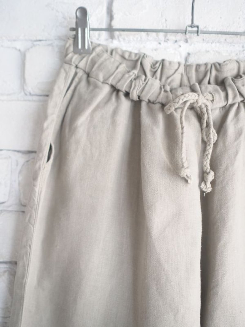 画像2: MITTAN PT-83C  ミッタン さざ波大麻パンツ（草木染）