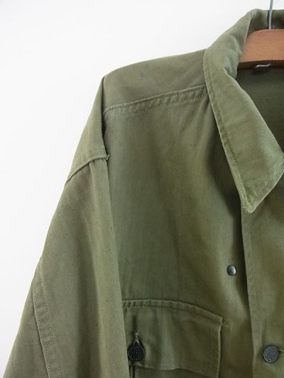 画像2: VINTAGE 40's U.S.ARMY M-43 HBT JACKET ヴィンテージ40年代 ヘリンボーンツイルジャケット