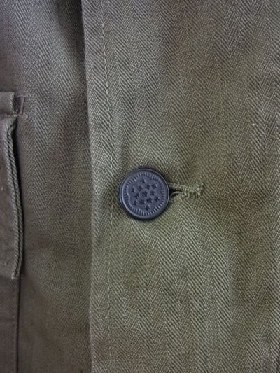 画像3: VINTAGE 40's U.S.ARMY M-43 HBT JACKET ヴィンテージ40年代 ヘリンボーンツイルジャケット