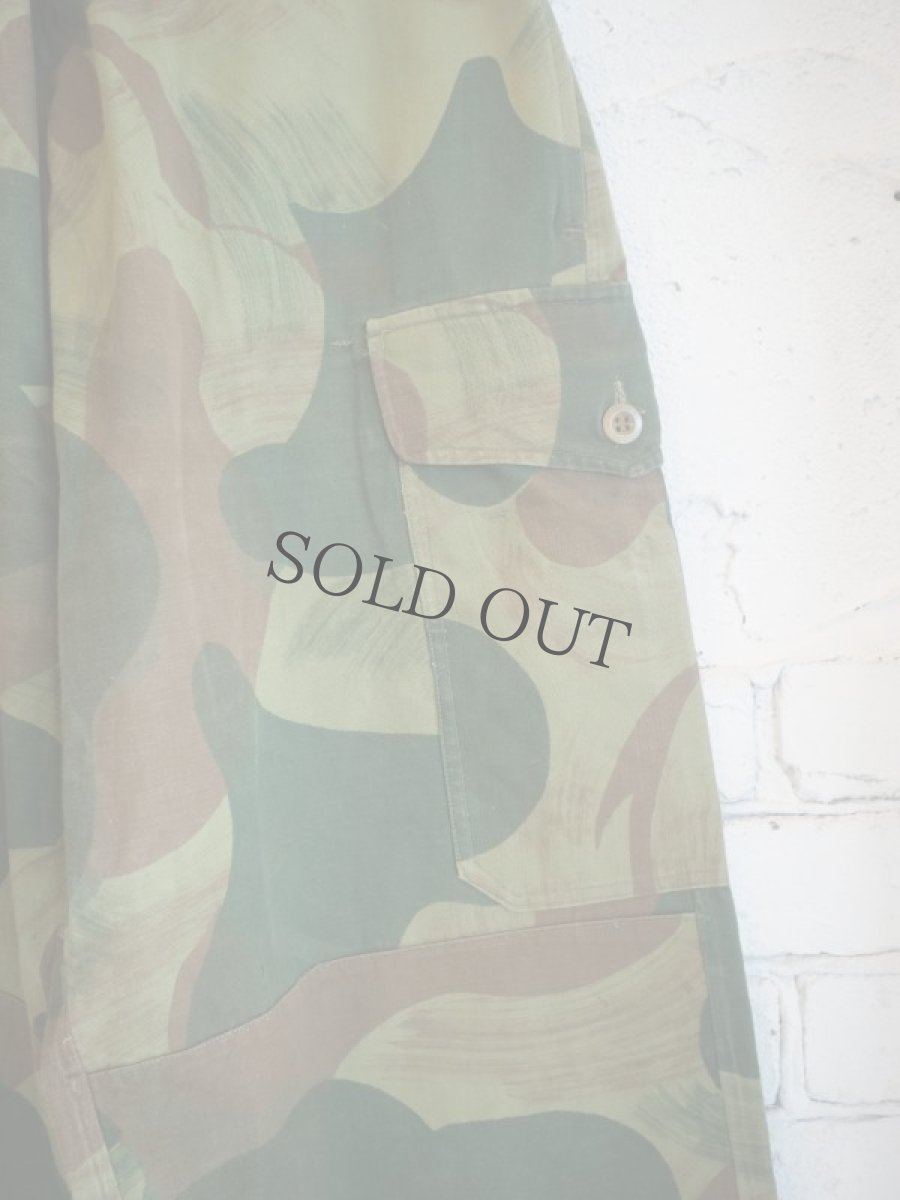 画像4: VINTAGE 50's BELGIAN BRUSHED CAMO PANTS ヴィンテージ ベルギー軍 ブラッシュカモパンツ (4)