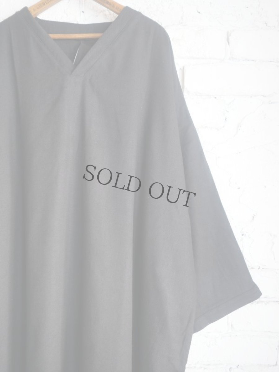 画像4: MITTAN OP-05 ミッタン 綾織絹麻ワンピース (4)