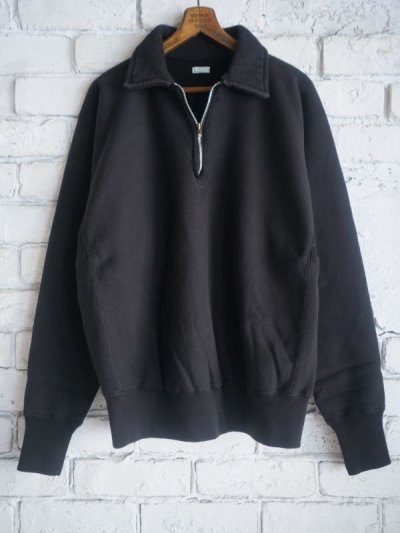 画像1: A.PRESSE Vintage Half Zip Sweatshirt アプレッセ  ハーフジップスウェットシャツ (23AAP-05-03K)