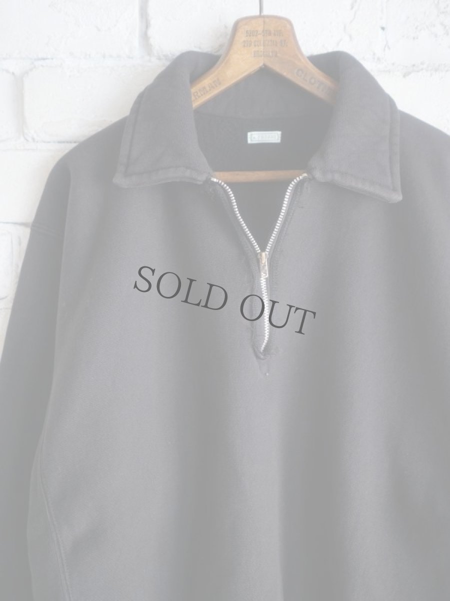 画像2: A.PRESSE Vintage Half Zip Sweatshirt アプレッセ  ハーフジップスウェットシャツ (23AAP-05-03K) (2)