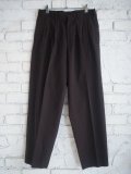 HEUGN Glen ユーゲン グレン ウールドローストリングパンツ (TROUSER029)