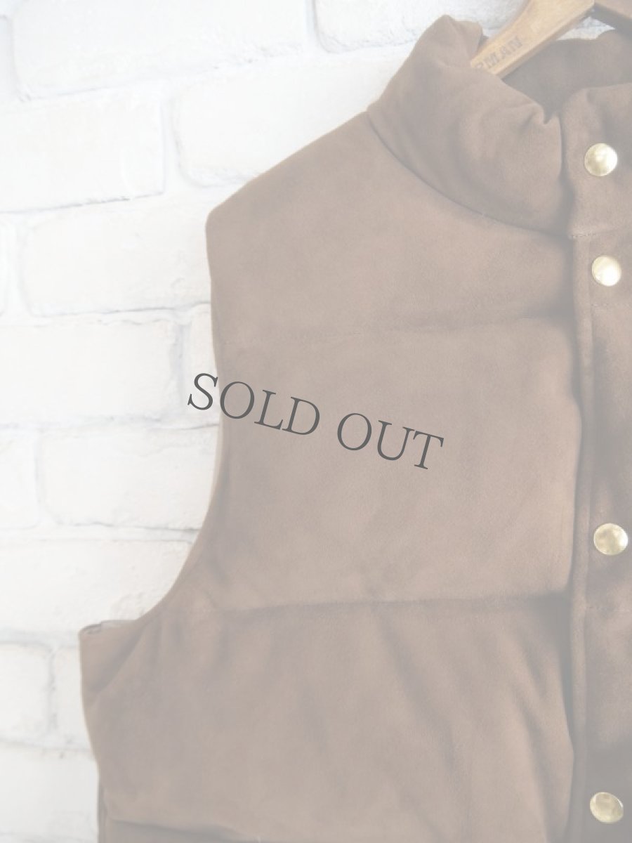 画像3: A.PRESSE Suede Down Vest アプレッセ スウェードダウンベスト (23AAP-01-27H) (3)
