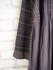画像4: maku textiles MITOMI-495 COTTON HAND WOVEN DRESS マクテキスタイルズ コットンハンドウーブンドレス（CA23A232939） (4)
