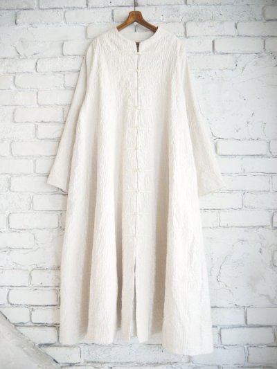 画像1: maku textiles OKAMI マクテキスタイルズ 刺子手織シルクコート G2215