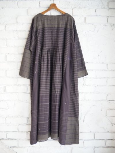 画像3: maku textiles MITOMI-495 COTTON HAND WOVEN DRESS マクテキスタイルズ コットンハンドウーブンドレス（CA23A232939）