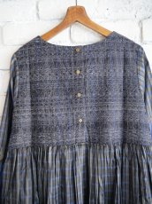 画像3: maku textiles FARID-517 SILK HAND WOVEN DRESS マクテキスタイルズシルクハンドウーブンドレス GA2320 (3)