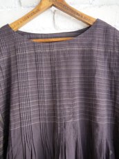 画像2: maku textiles MITOMI-495 COTTON HAND WOVEN DRESS マクテキスタイルズ コットンハンドウーブンドレス（CA23A232939） (2)
