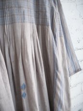 画像6: maku textiles MITOMI-520 COTTON AND SILK HAND WOVEN DRESS マクテキスタイルズ コットンシルクハンドウーブンドレス GA2329 (6)