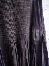 画像5: maku textiles CAMILLE-495 COTTON HAND WOVEN DORESS マクテキスタイルズ コットンハンドウーブンドレス GA2315 (5)