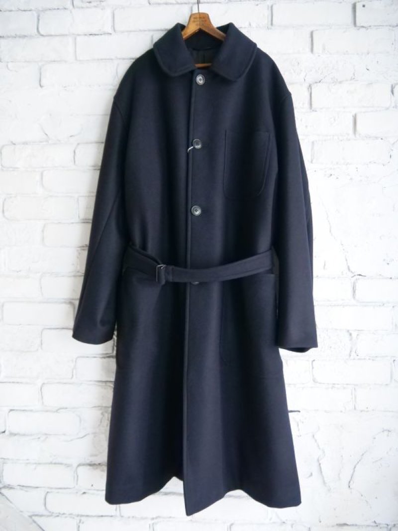 COMOLI ウールカシミヤ ミリタリーコート COMOLI (コモリ) ウールカシミヤ ミリタリーコート