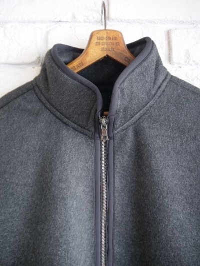 画像2: blurhms Pe/Silk Fleece Zip Jacket ブラームス ポリエステルシルクフリースジップジャケット (BHS23F023)