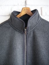 画像2: blurhms Pe/Silk Fleece Zip Jacket ブラームス ポリエステルシルクフリースジップジャケット (BHS23F023) (2)