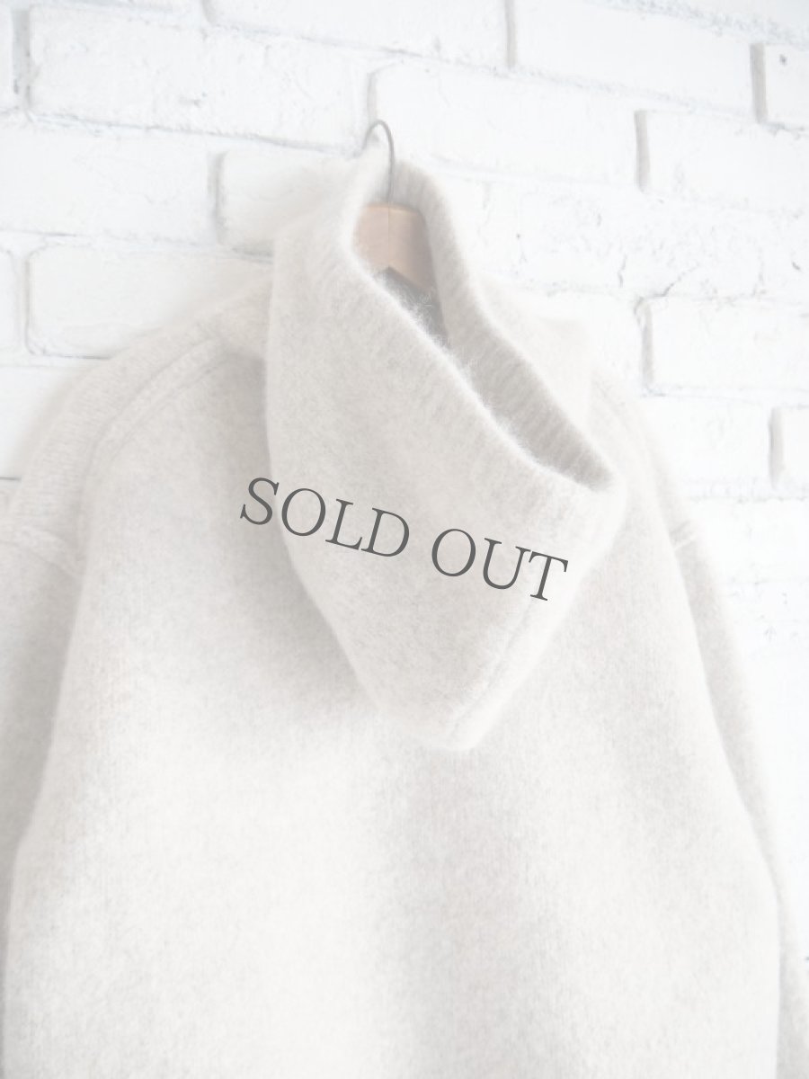 画像5: Slopeslow brushed yak / Shetlandwool hoodie balaclava スロープスロウ ブラッシュドヤクシェットランドウールフーディーバラクラバ（1233015） (5)