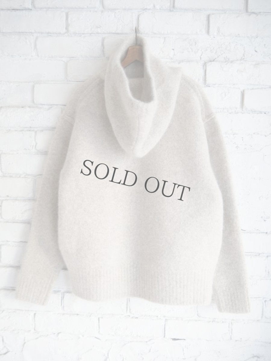 画像6: Slopeslow brushed yak / Shetlandwool hoodie balaclava スロープスロウ ブラッシュドヤクシェットランドウールフーディーバラクラバ（1233015） (6)