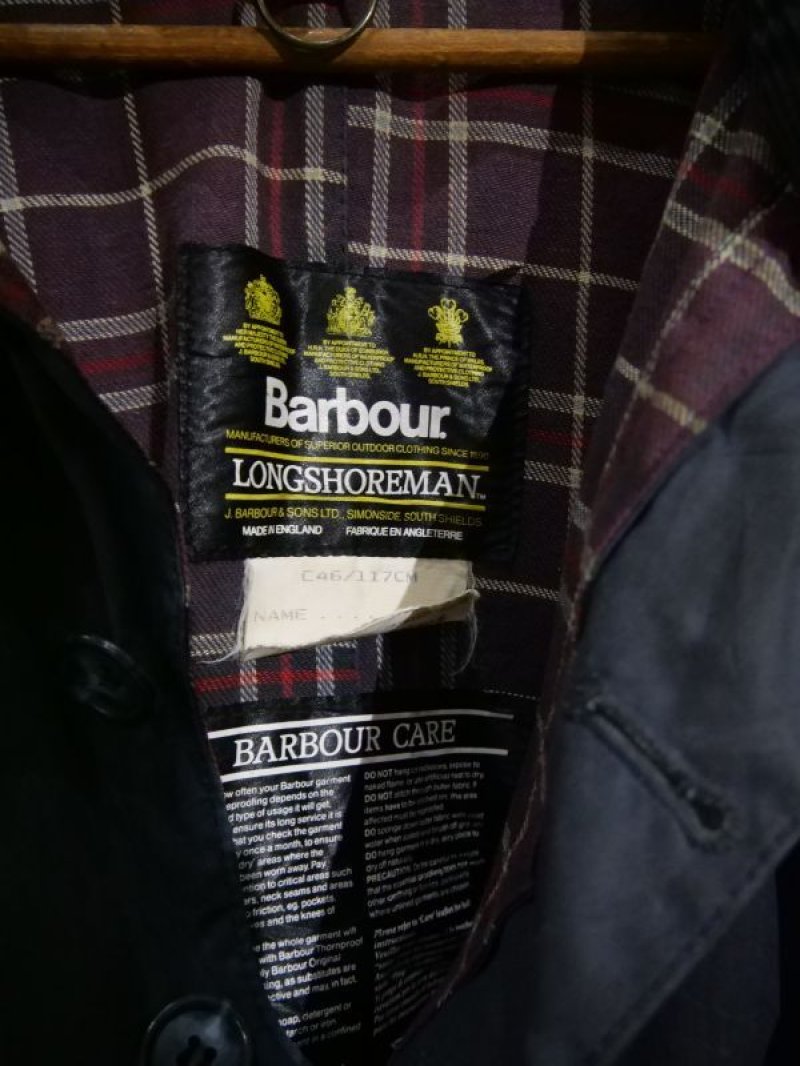 画像3: Vintage Barbour ヴィンテージ バブアー LONGSHOREMAN ロングショアマン