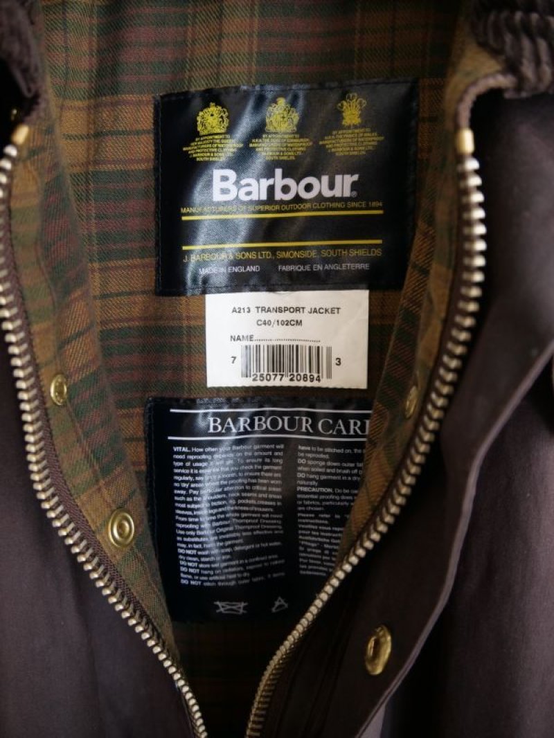 画像3: Vintage Barbour ヴィンテージ バブアー TRANSPORT トランスポート