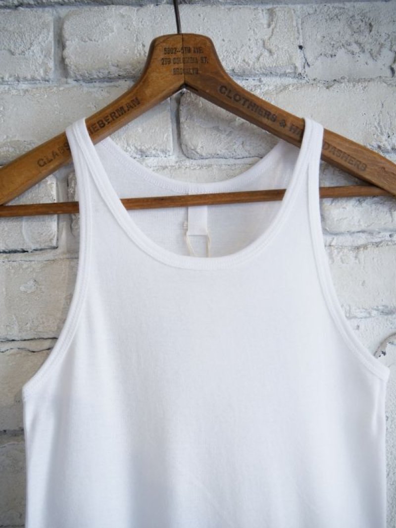 画像2: homspun ホームスパン 60/1 フライス キャミソール 6909