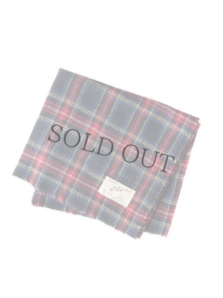 R&D.M.Co- / OLDMAN'S TAILOR WOOL TARTAN CHECK MUFFLER オールド