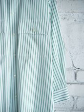 画像3: blurhms（レディース）Stripe Officer Dress  ブラームス ストライプオフィサードレス (BHSW24S1CStr) (3)