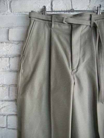 画像2: blurhms  Drill Chambray Belted Trousers  ブラームス ドリルシャンブレーベルテッドトラウザーズ（BHS24S009）