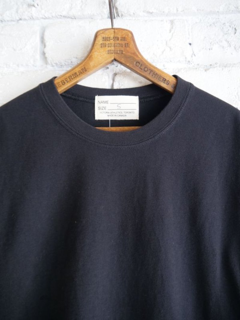 画像2: VICTORIA ATHLETICS ヴィクトリアアスレチックス クルーネックＴシャツ[ブラック]