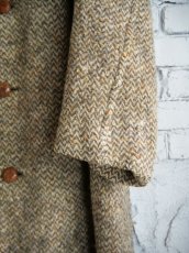 画像4: VINTAGE BURBERRY 1940's “OLD LABEL” Hand Woven Irish Tweed Balmacaan Coat ヴィンテージ バーバリー 1940年代 オールドレーベルハンドウーブンアイリッシュツイードバルマカーンコート (4)