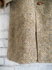 画像5: VINTAGE BURBERRY 1940's “OLD LABEL” Hand Woven Irish Tweed Balmacaan Coat ヴィンテージ バーバリー 1940年代 オールドレーベルハンドウーブンアイリッシュツイードバルマカーンコート (5)