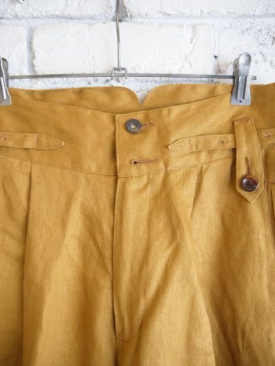 画像2: Gurank Gurkha pants Linen グランク グルカパンツ リネン (2412L)