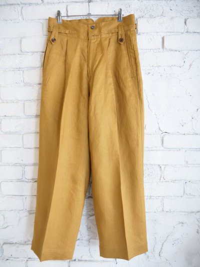 画像1: Gurank Gurkha pants Linen グランク グルカパンツ リネン (2412L)