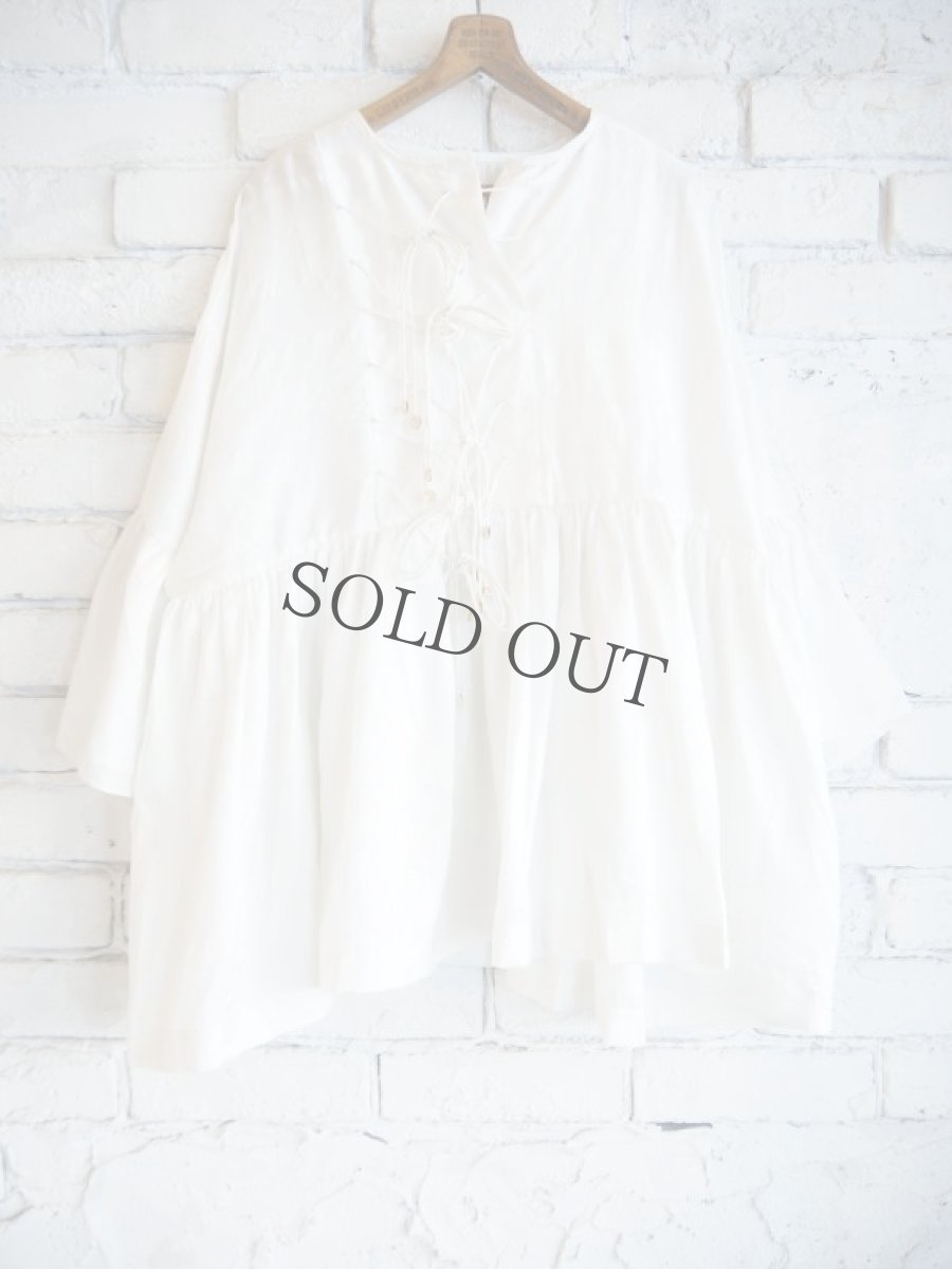 画像1: BUNON Wide Sleeve Blouse ブノン ワイドスリーブブラウス (BN2401)  (1)